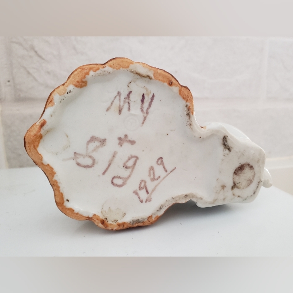 Antique Porcelain Dog, Pre-owned - Picture 3 of 11